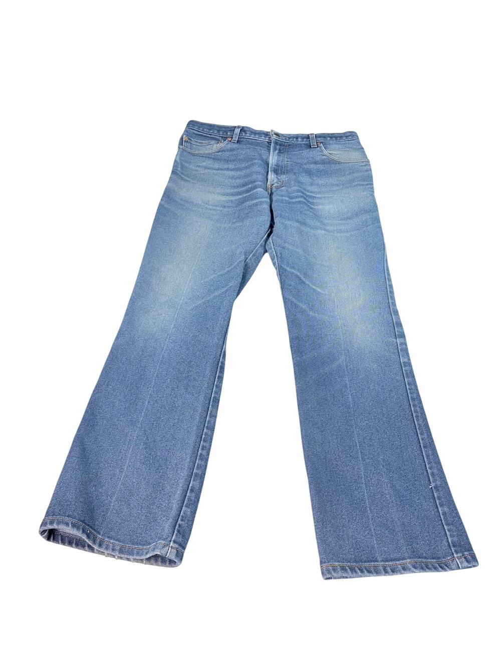 Levis Mens 517 vintage blue bootcut. Natural fading, wear. Size 36 x 32. No tags
